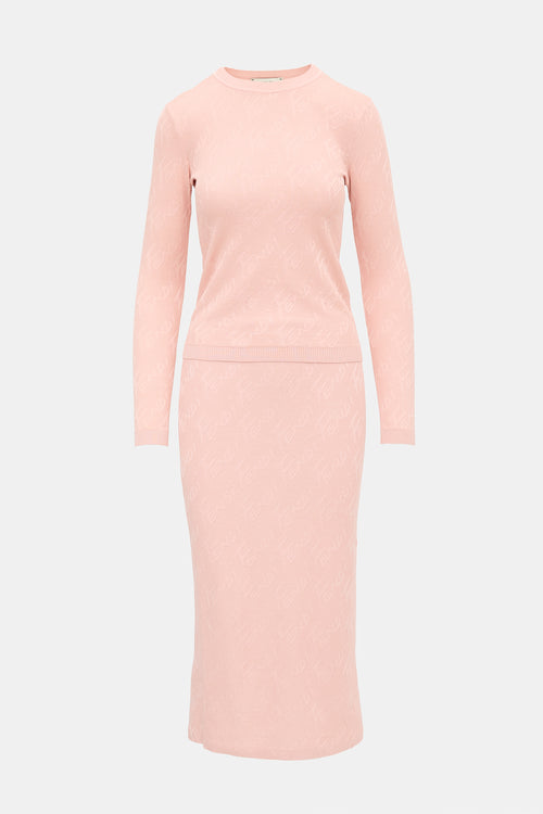 Fendi Logo Jacquard Co-Ord Set