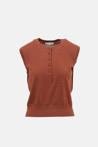 Dries Van Noten Jersey Knit Vest