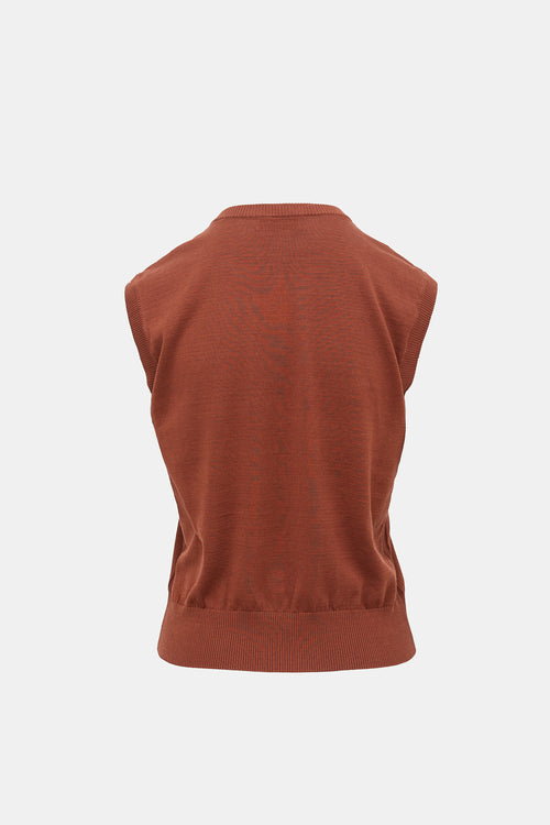 Dries Van Noten Jersey Knit Vest