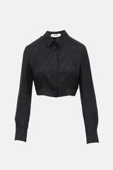 Fendi Silk Monogram Jacquard Shirt