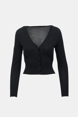 Alaïa Wool Jersey Knit Cardigan