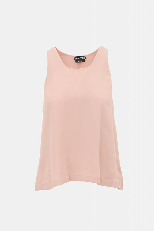 Tom Ford Silk Crepe Tank Top