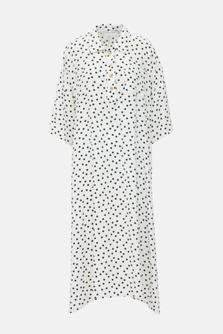 Françoise Paris Silk Polka Dot Constance Dress