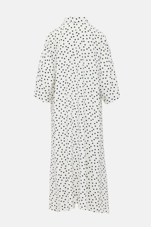 Françoise Paris Silk Polka Dot Constance Dress
