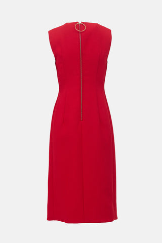 Marni Wool Sleeveless Cut Out Dress