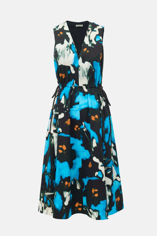 Dries Van Noten Printed Sleeveless Midi Dress