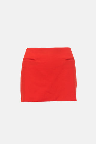 Ferragamo Wool Mini Skirt
