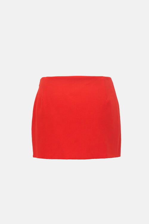 Ferragamo Wool Mini Skirt