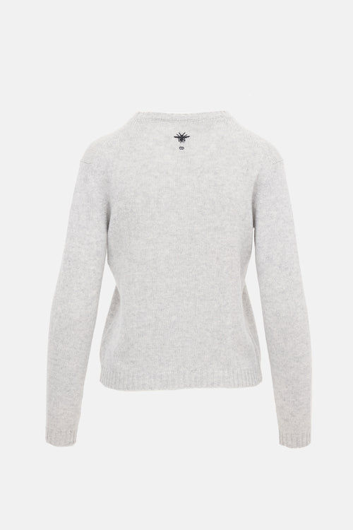 Dior Cashmere Embroidered Sweater