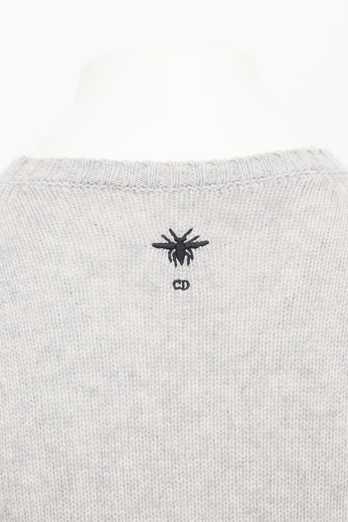 Dior Cashmere Embroidered Sweater