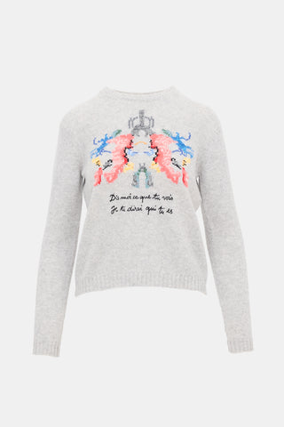 Dior Cashmere Embroidered Sweater