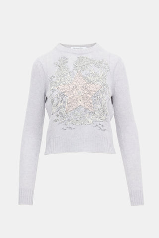 Dior Cashmere Embroidered Sweater