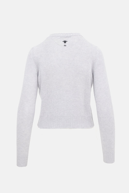 Dior Cashmere Embroidered Sweater