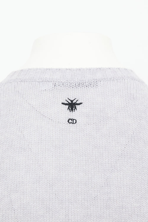 Dior Cashmere Embroidered Sweater