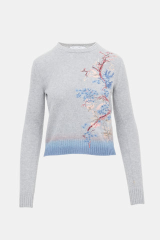 Dior Cashmere Embroidered Sweater