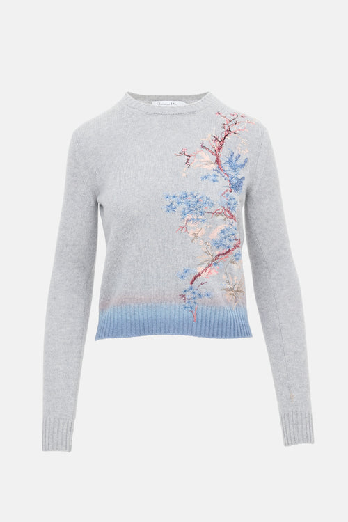 Dior Cashmere Embroidered Sweater