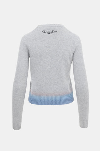 Dior Cashmere Embroidered Sweater