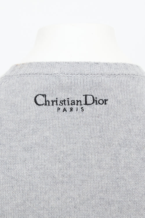 Dior Cashmere Embroidered Sweater