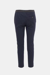 Brunello Cucinelli Wool Pinstripe Slim Leg Trouser