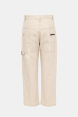 Brunello Cucinelli Linen Monili Straight Leg Pant