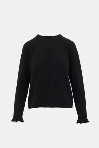 Lafayette 148 Cashmere Embellished Sweater