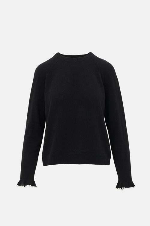 Lafayette 148 Cashmere Embellished Sweater