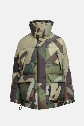 Sacai X KAWS Printed Puffer Jacket