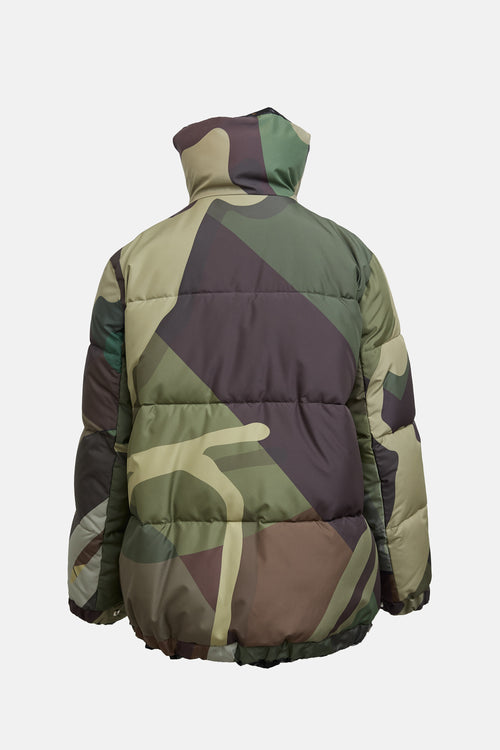 Sacai X KAWS Printed Puffer Jacket
