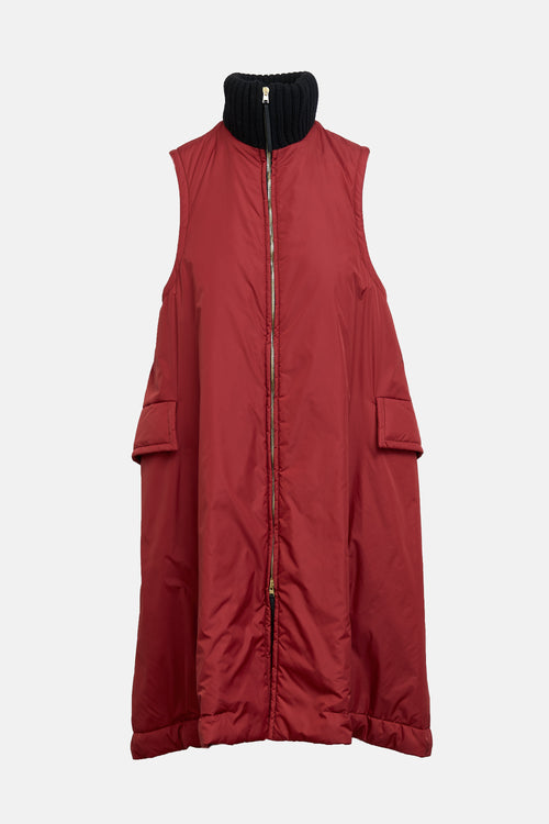 Marni Nylon Padded Long Vest