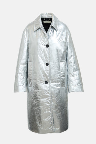 Dries Van Noten FW 2022 Metallic Rinks Coat