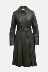 Sportmax Leather Urali Coat