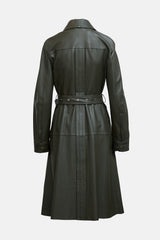 Sportmax Leather Urali Coat