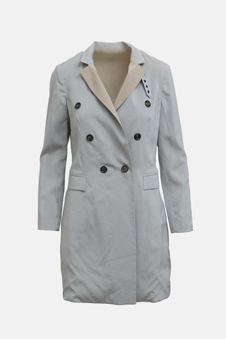 Brunello Cucinelli Reversible Silk Blazer