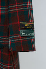 Gucci Wool Plaid Coat