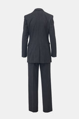 Max Mara Wool Pinstripe Suit