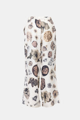 Marni Silk Satin Floral Wide Leg Pant