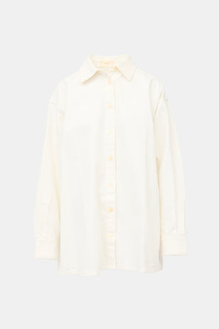 The Row Oversized Denim Frannie Shirt
