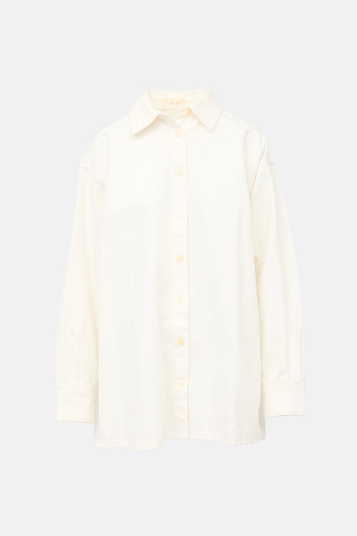 The Row Oversized Denim Frannie Shirt