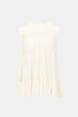 Chloé Silk Tiered Sleeveless Top