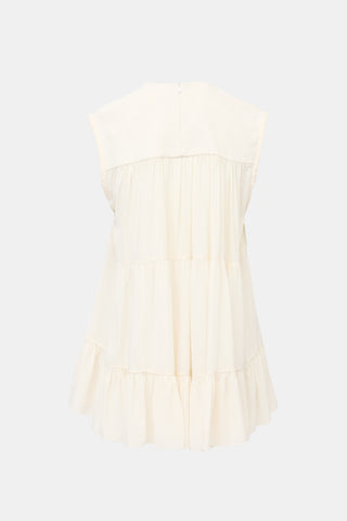 Chloé Silk Tiered Sleeveless Top
