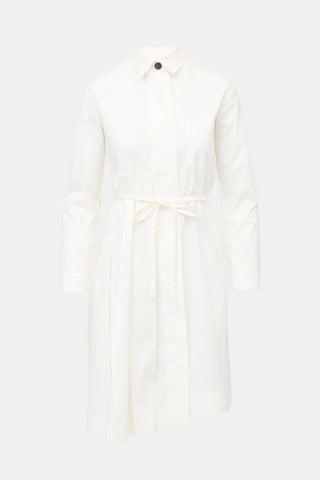 Marni Poplin Pleated Shirt Dress