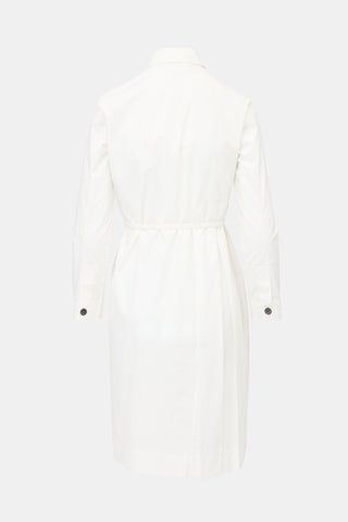Marni Poplin Pleated Shirt Dress
