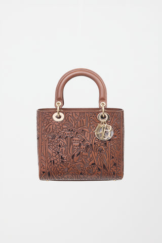 Dior Cruise 2021 Leather Medium Lady Dior Bag