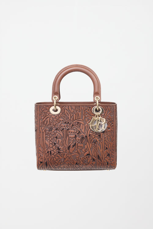 Dior Cruise 2021 Leather Medium Lady Dior Bag
