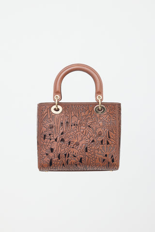Dior Cruise 2021 Leather Medium Lady Dior Bag