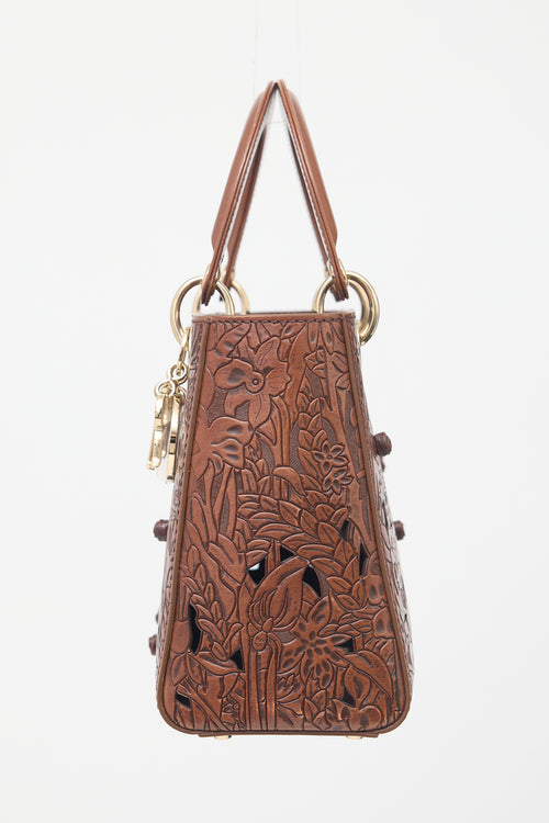 Dior Cruise 2021 Leather Medium Lady Dior Bag
