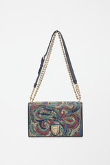 Dior 2018 Leather Embroiderd Diorama Bag
