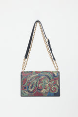 Dior 2018 Leather Embroiderd Diorama Bag