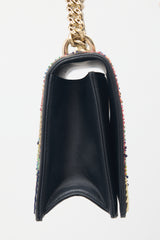 Dior 2018 Leather Embroiderd Diorama Bag