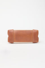 Bottega Veneta Leather & Canvas Small Andiamo Bag